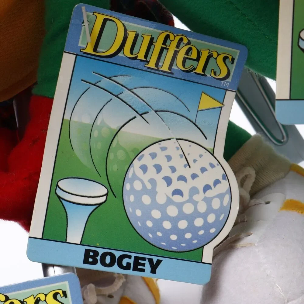 Duffers Collectible Golf Plush Stuffed Animals by 24K Co Mighty Star Lot of 4